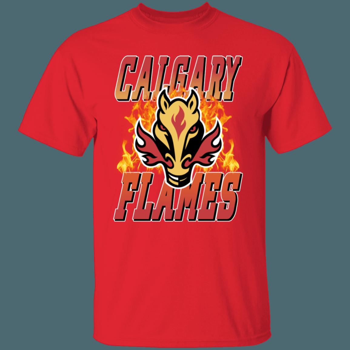 Calgary Flames BLASTY Retro NHL T-Shirt Sweatshirt Hoodie National Hockey League Shirt - Image 2