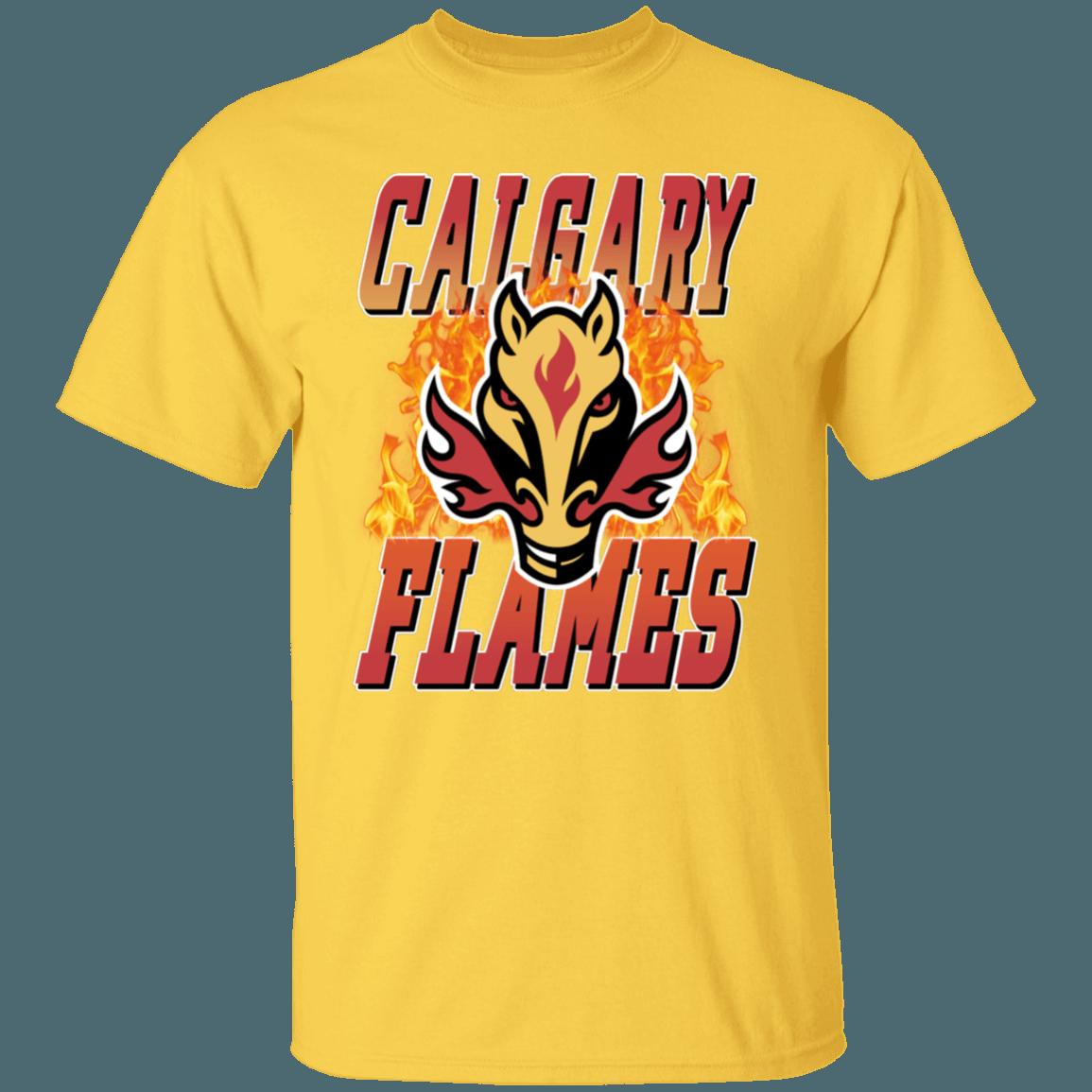 Calgary Flames BLASTY Retro NHL T-Shirt Sweatshirt Hoodie National Hockey League Shirt - Image 4