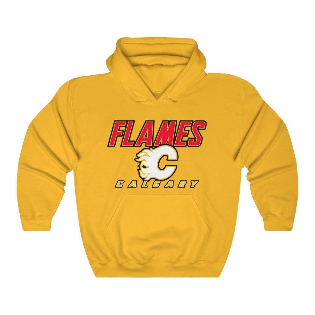 Calgary Flames Retro NHL Unisex Hoodie Sweatshirt Sport Shirt - Image 4