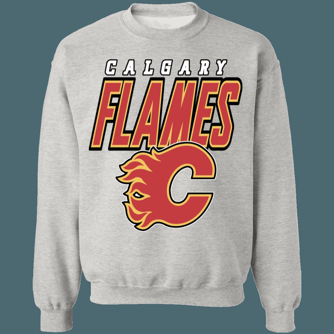 Calgary Flames Vintage NHL Sweatshirt Hoodie TShirt For Hockey Lovers - Image 3