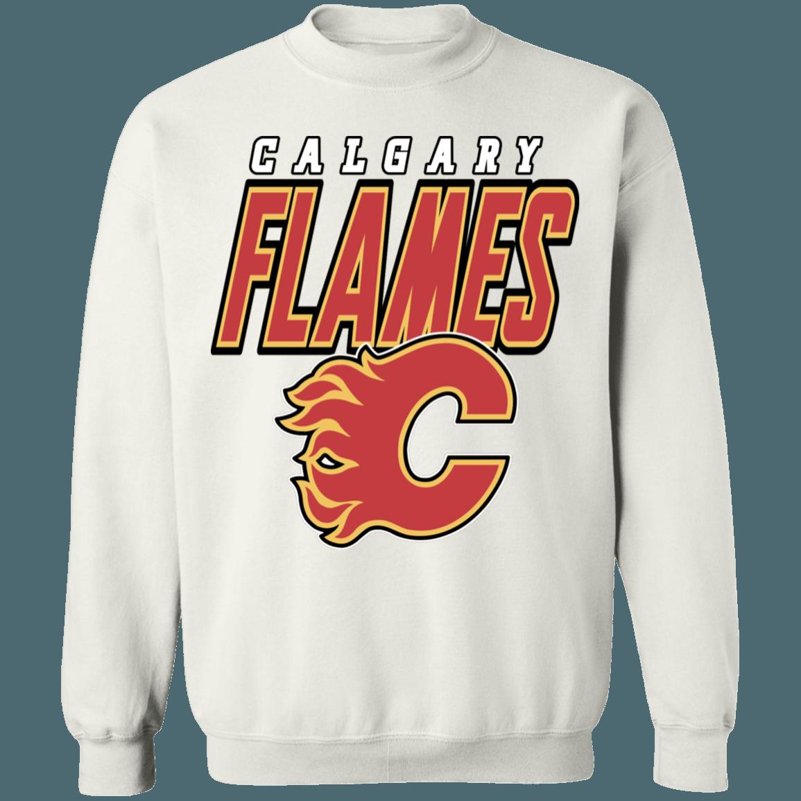 Calgary Flames Vintage NHL Sweatshirt Hoodie TShirt For Hockey Lovers - Image 4