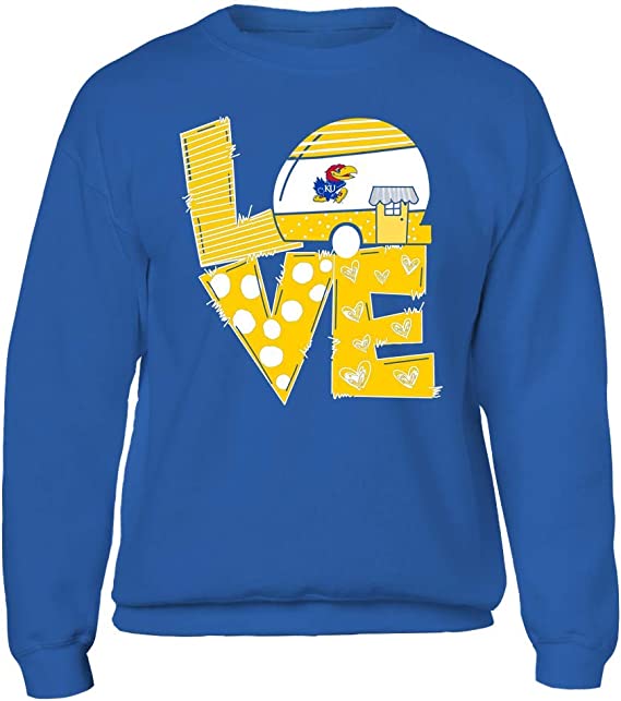 Camping Kansas Jayhawks Shirt, Kansas Basketball Shirts Gifts - Image 2