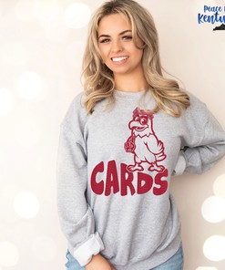 Cards Sweatshirt, Louisville Cardinal Sweatshirt - Kentucky, Cardinal Bird Sweatshirt Shirt Hoodie Full Size