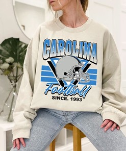 Carolina Football Team Sweatshirt, Retro Carolina Football Shirt for NFL Fans