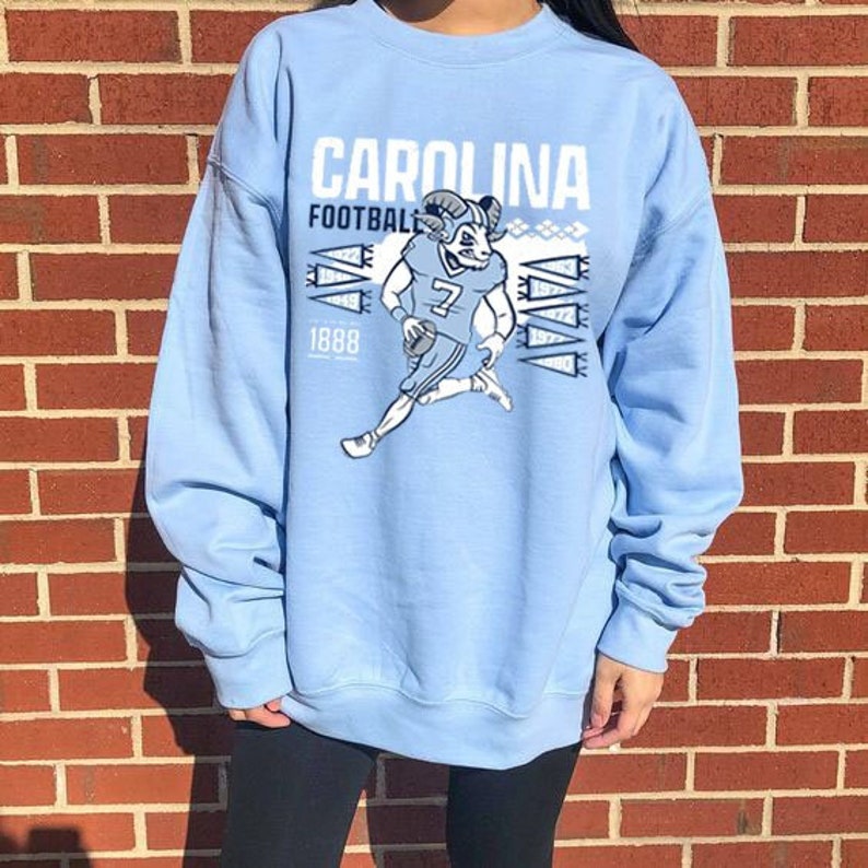 Carolina Football Unc Tar Heels Sweatshirt, North Carolina Shirt, Gift For Fan, Ncaa Carolina, Carolina Fan Gift