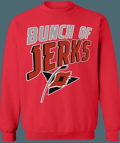 Carolina Hurricanes Bunch Of Jerks Vintage NHL Sweatshirt Hoodie TShirt For Hockey Lovers