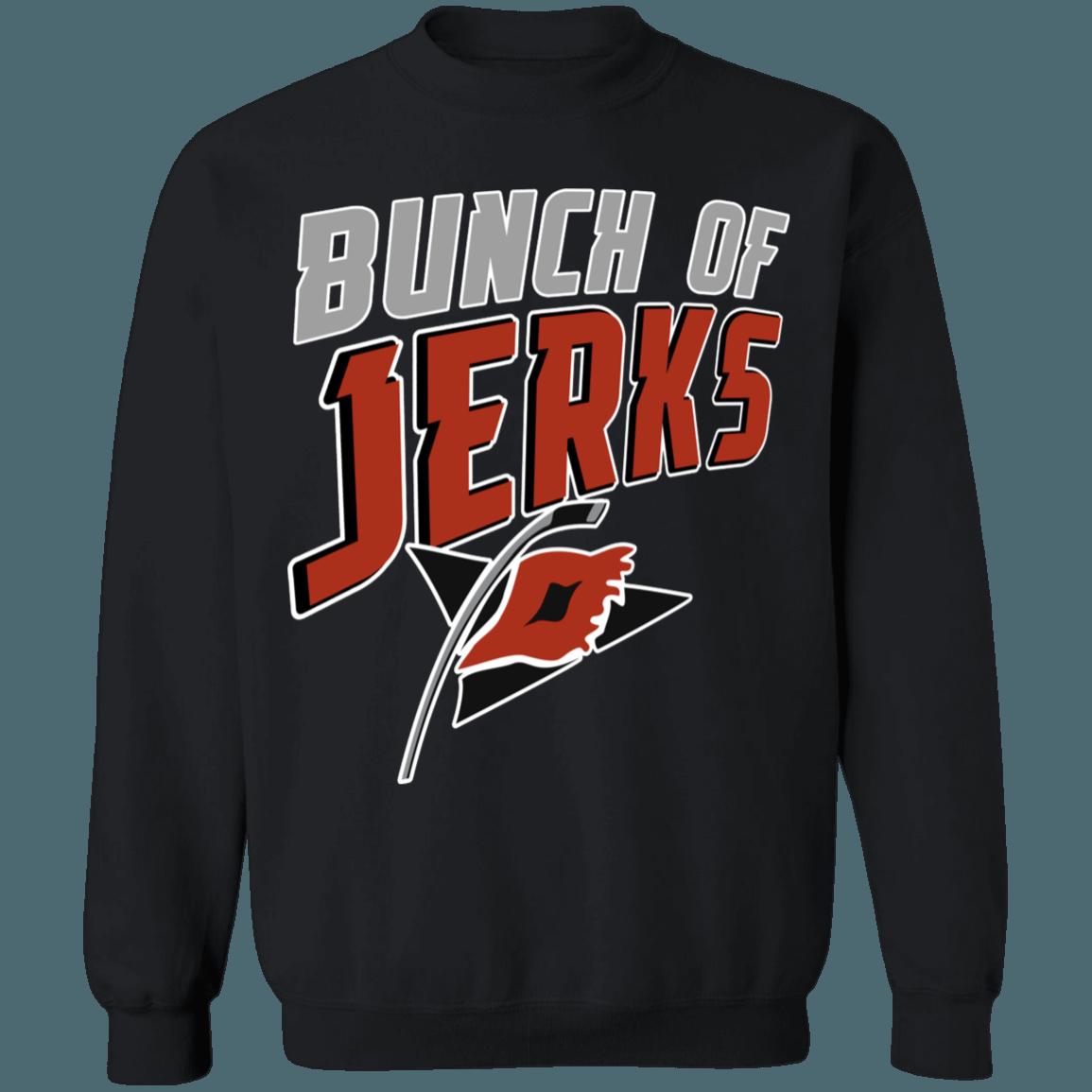 Carolina Hurricanes Bunch Of Jerks Vintage NHL Sweatshirt Hoodie TShirt For Hockey Lovers - Image 2