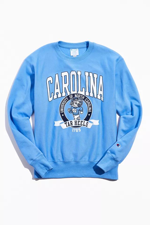 Champion University Of North Carolina Reverse Weave Crewneck Sweatshirt Hoodie Shirt, Unc Sweatshirt