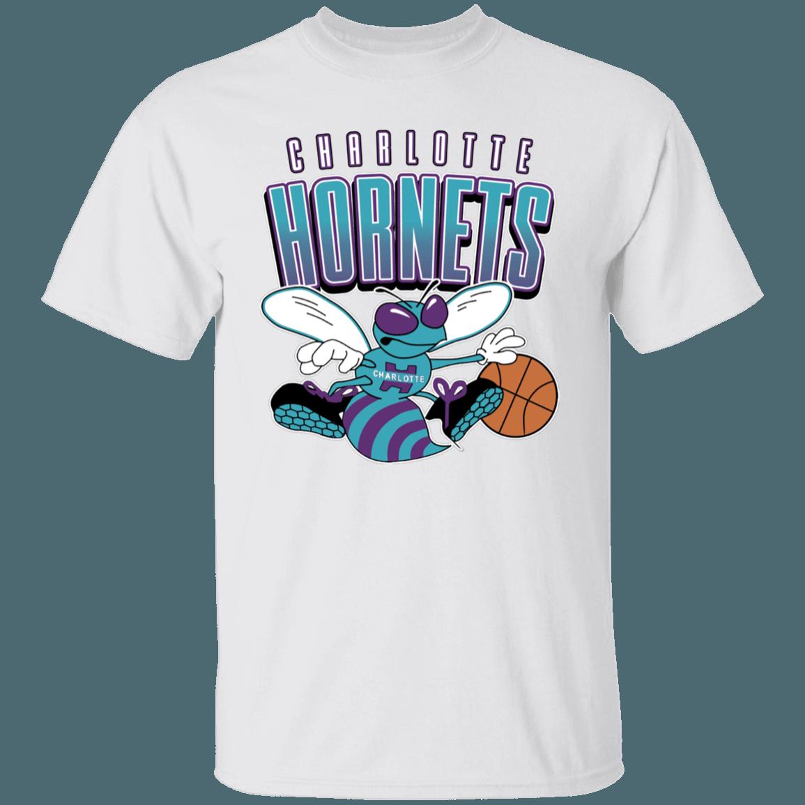 Charlotte Hornets 90's Vintage NBA Fan T-Shirt Sweatshirt Hoodie - Image 2