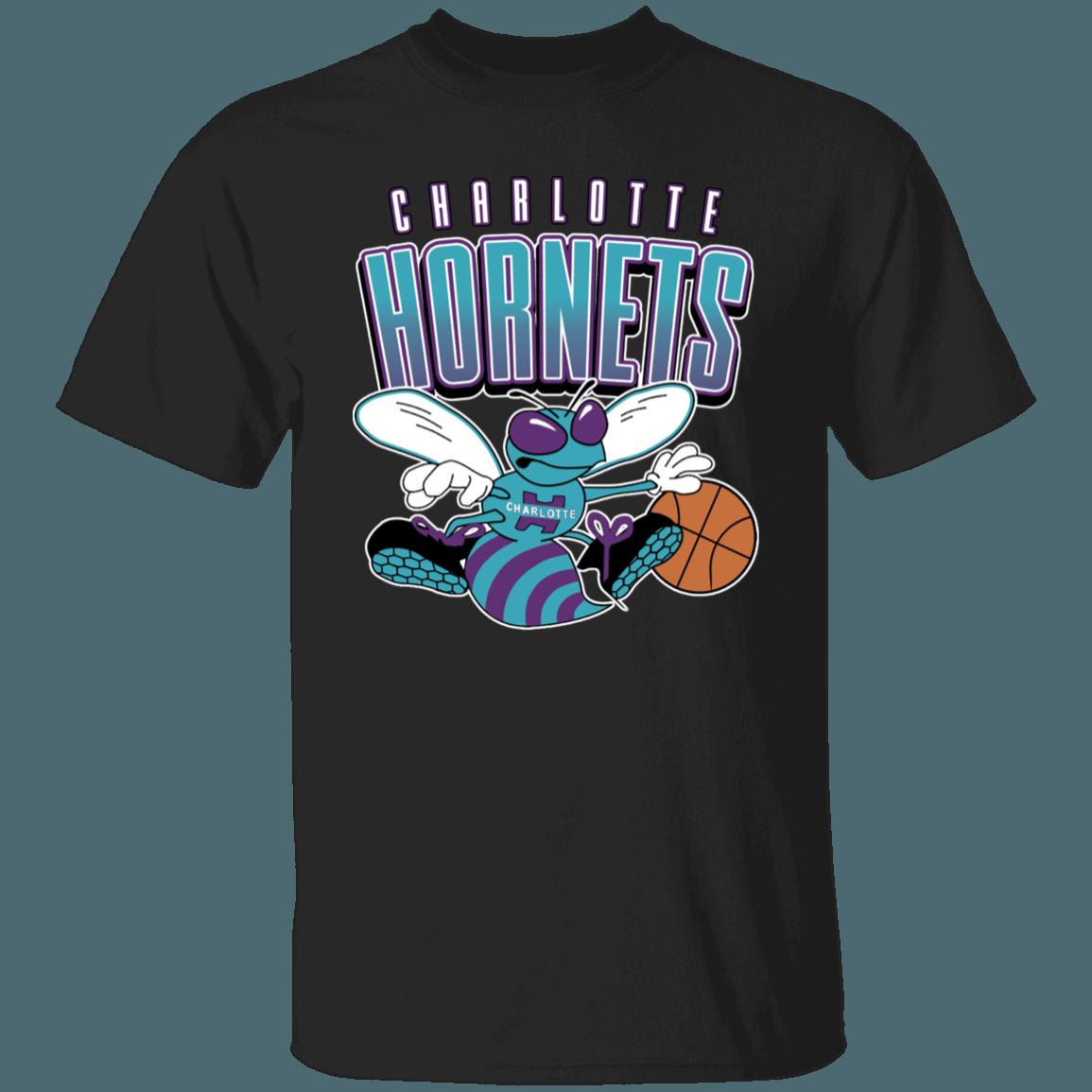 Charlotte Hornets 90's Vintage NBA Fan T-Shirt Sweatshirt Hoodie - Image 4
