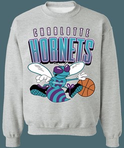 Charlotte Hornets 90's Vintage NBA Sweatshirt Hoodie Shirt For NBA Fans