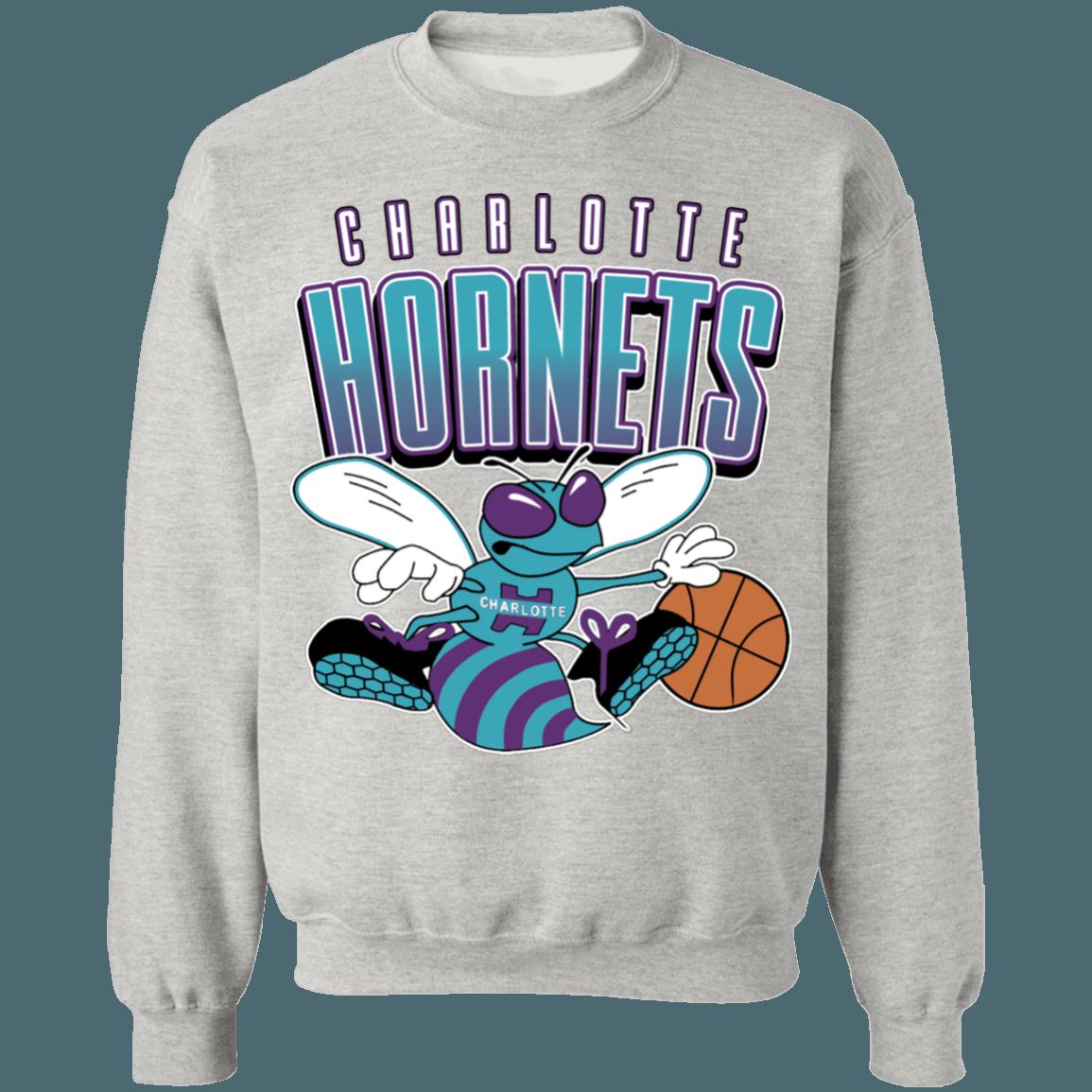 Charlotte Hornets 90's Vintage NBA Sweatshirt Hoodie Shirt For NBA Fans - Image 4