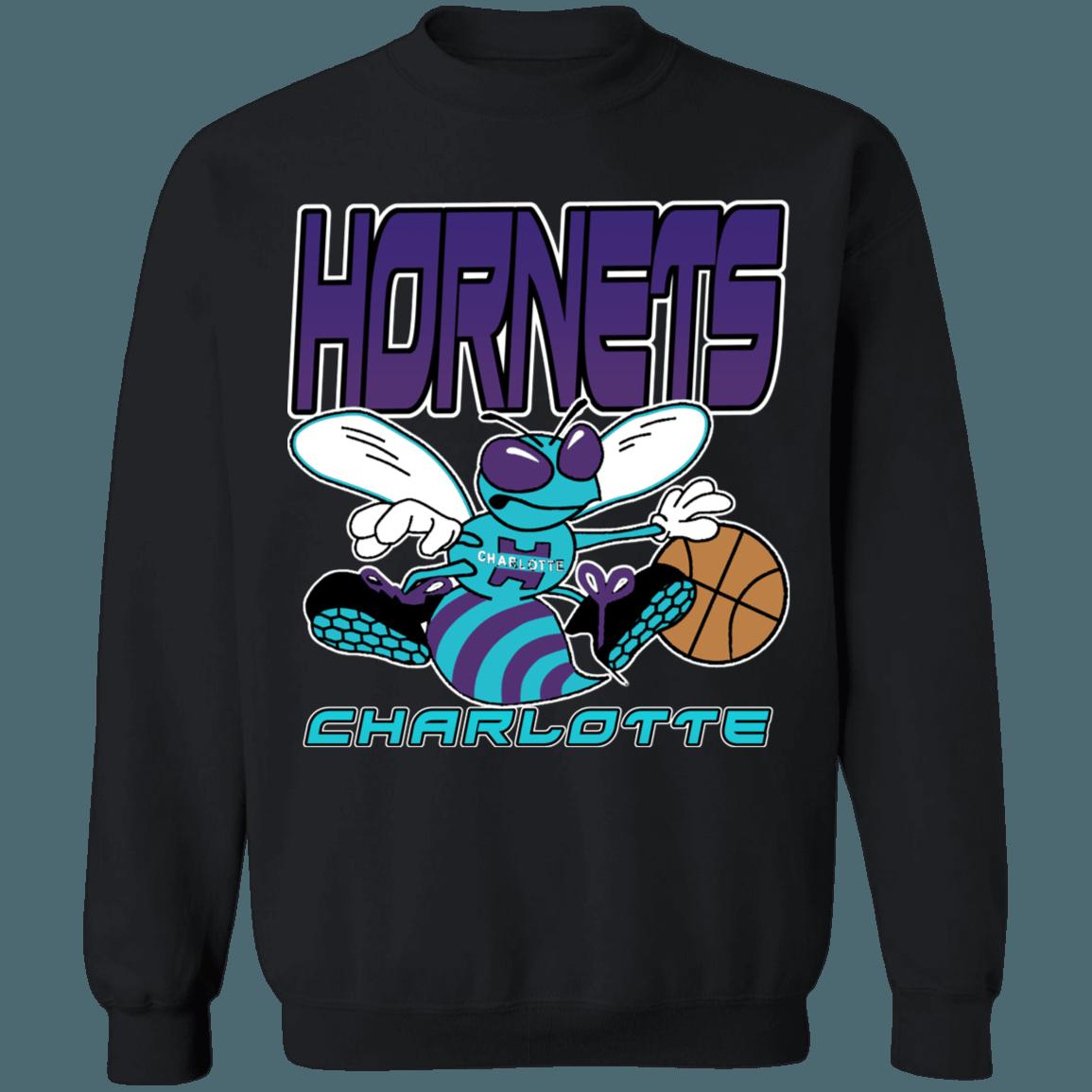 Charlotte Hornets GRADIENT Retro NBA Vintage Sweatshirt Hoodie Shirt For NBA Fans