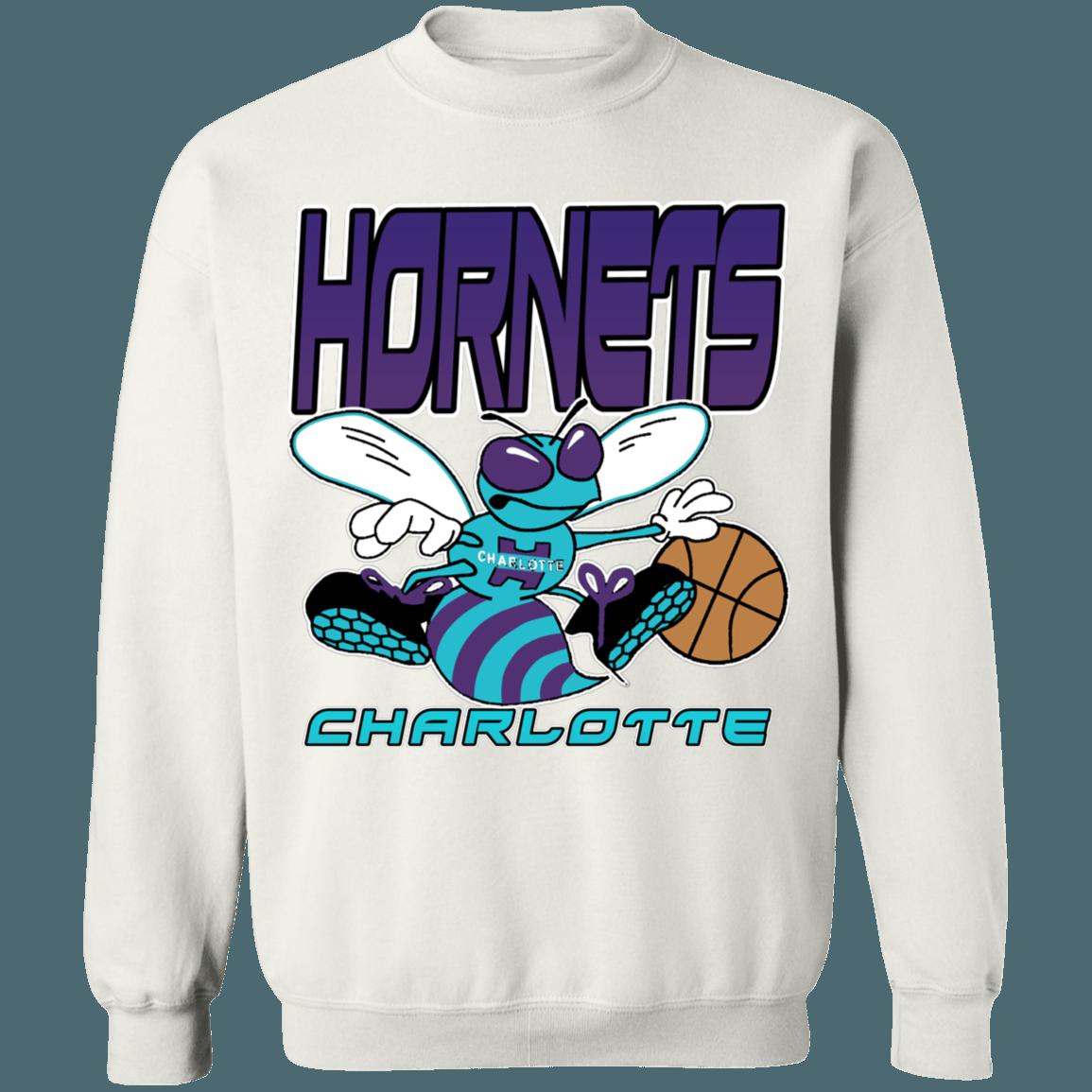 Charlotte Hornets GRADIENT Retro NBA Vintage Sweatshirt Hoodie Shirt For NBA Fans - Image 2