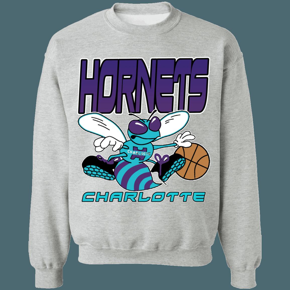 Charlotte Hornets GRADIENT Retro NBA Vintage Sweatshirt Hoodie Shirt For NBA Fans - Image 3