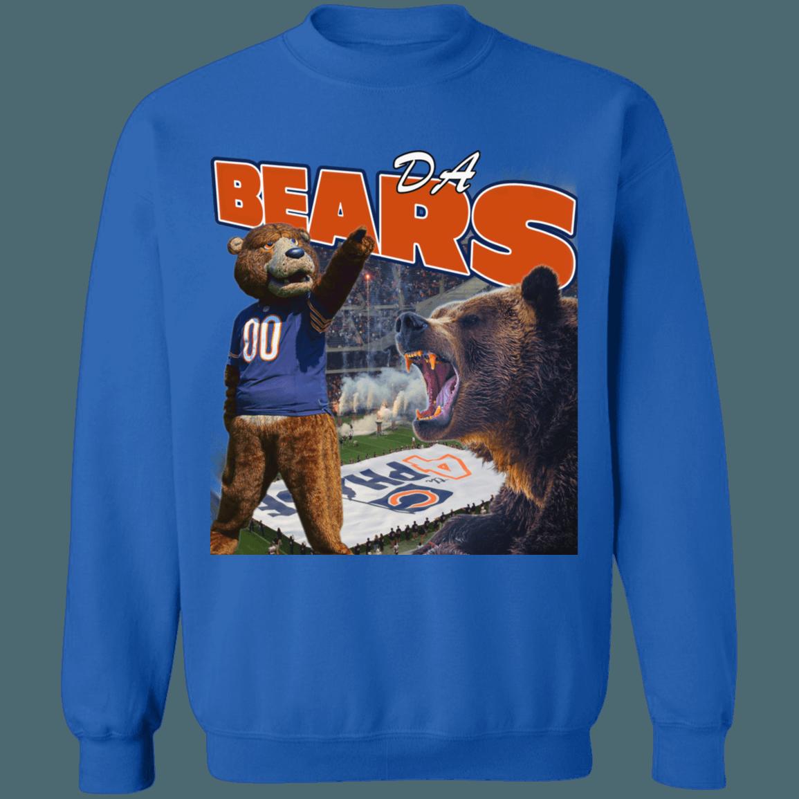 Chicago Bears DA BEARS Vintage NFL Crewneck Sweatshirt Hoodie Shirt Gifts for NFL Fans - Image 2