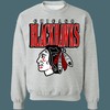 Chicago Blackhawks BLACKOUT Retro NHL Sweatshirt Hoodie TShirt For Hockey Lovers