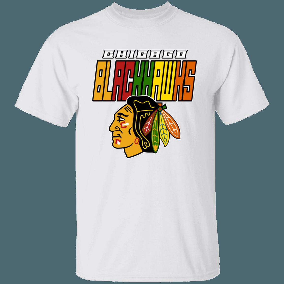 Chicago Blackhawks COLOR RUSH Retro NHL T-Shirt Sweatshirt Hoodie National Hockey League Shirt - Image 2