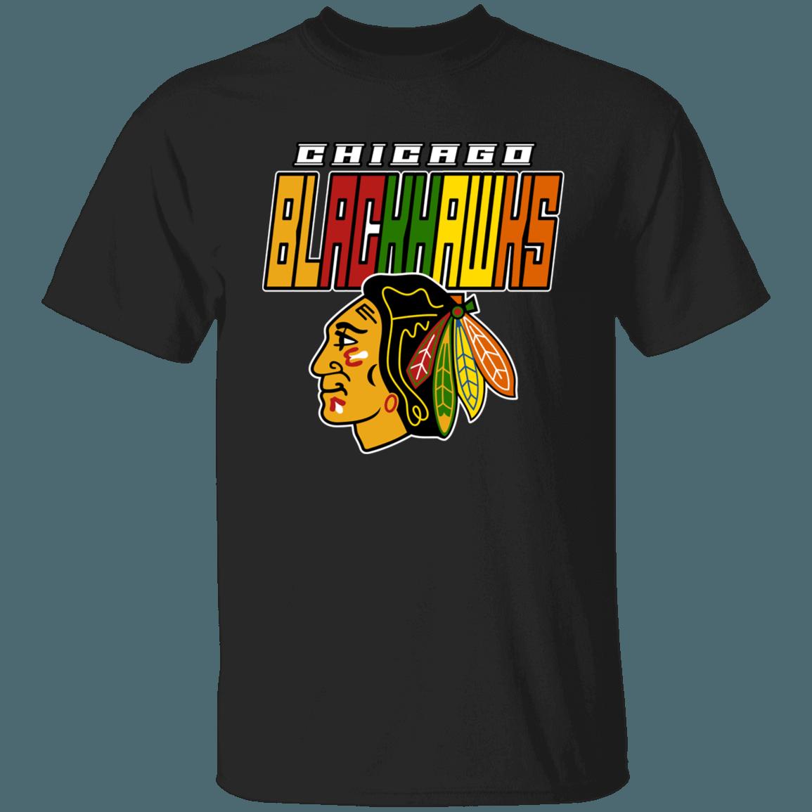 Chicago Blackhawks COLOR RUSH Retro NHL T-Shirt Sweatshirt Hoodie National Hockey League Shirt - Image 3