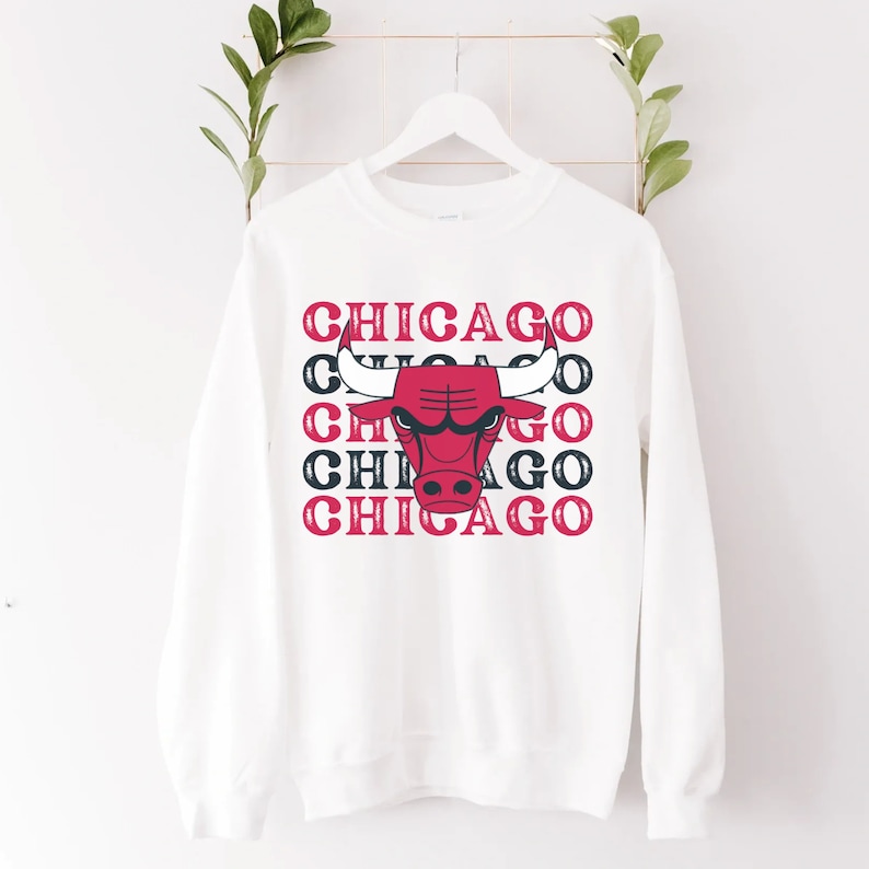 Chicago Bulls Shirt, Chicago Sweatshirt, Chicago Basketball Shirt, NBA Tee, Chicago Sports Shirt, Chicago Gifts - Image 2