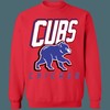 Chicago Cubs BABY BEAR Retro MLB Crewneck Sweatshirt Hoodie Shirt for Baseball Fans