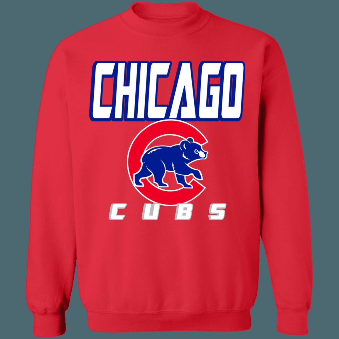 Chicago Cubs Retro MLB Crewneck Sweatshirt Hoodie Shirt for Baseball Fans