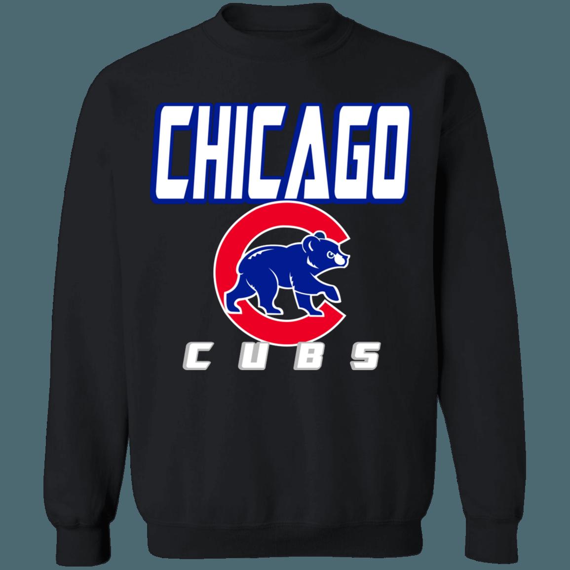 Chicago Cubs Retro MLB Crewneck Sweatshirt Hoodie Shirt for Baseball Fans - Image 2