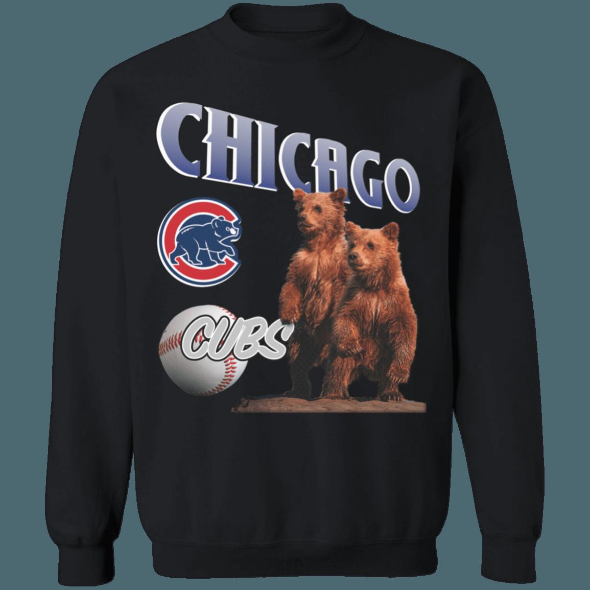 Chicago Cubs Vintage 90's MLB Crewneck Sweatshirt Hoodie Shirt for Baseball Fans