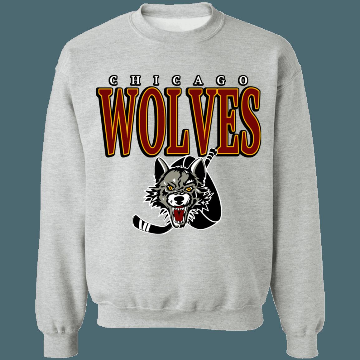 Chicago Wolves Vintage AHL Hockey Unisex Sweatshirt Hoodie Shirt