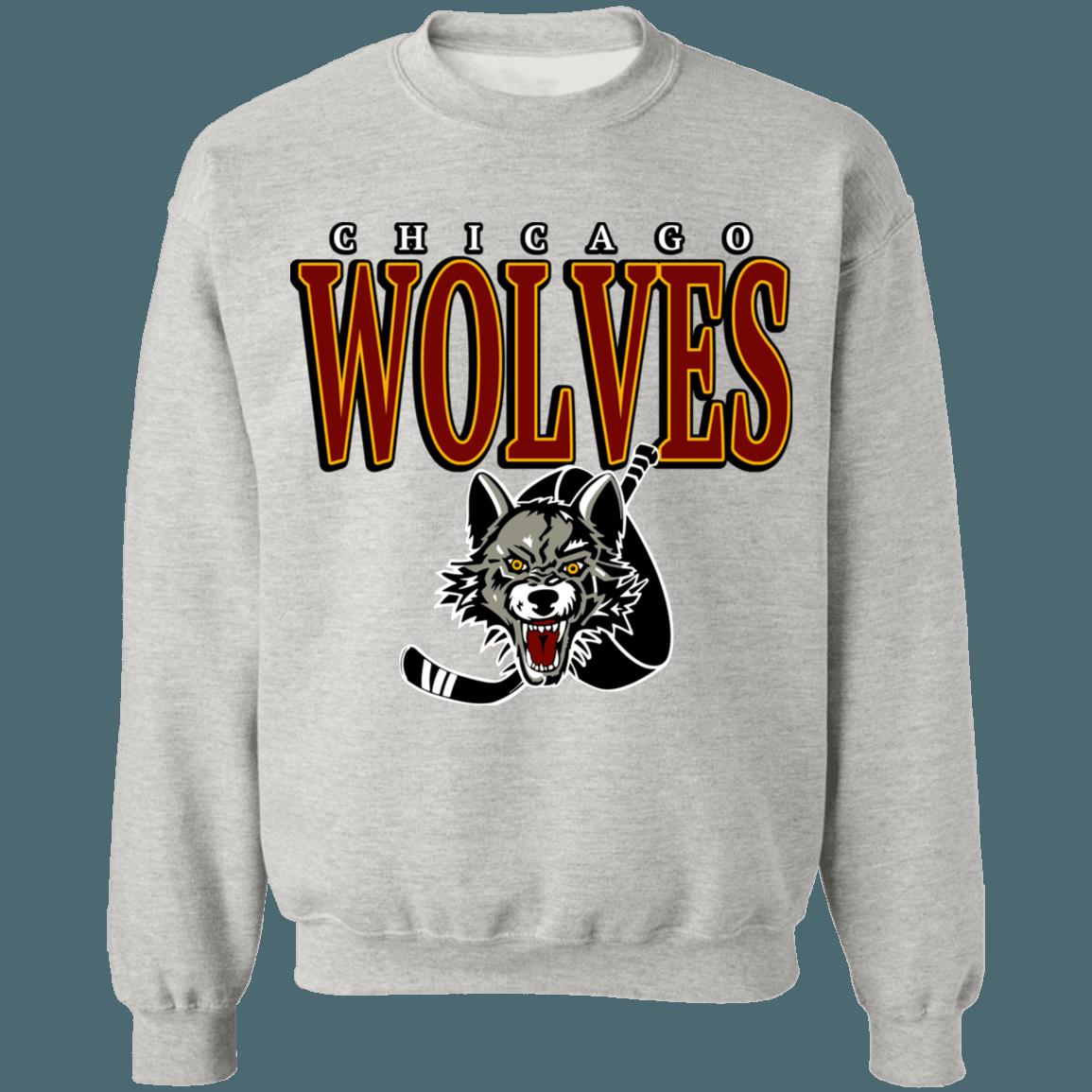 Chicago Wolves Vintage AHL Hockey Unisex Sweatshirt Hoodie Shirt - Image 2