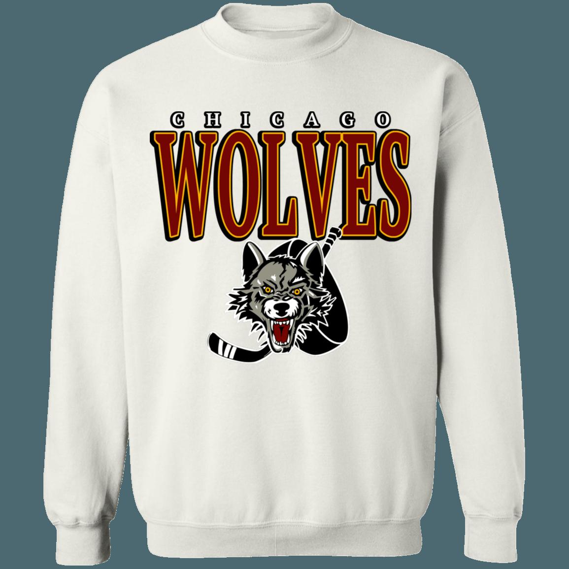 Chicago Wolves Vintage AHL Hockey Unisex Sweatshirt Hoodie Shirt - Image 3