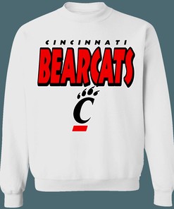 Cincinnati Bearcats Vintage NCAA Sweatshirt Hoodie Shirt For Fans