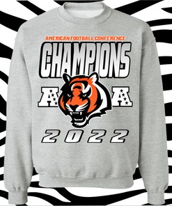 Cincinnati Bengals 2022 AFC Champions Retro NFL American Football Lover Sweatshirt Hoodie