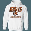 Cincinnati Bengals Retro NFL Hoodie Sweatshirt Sport Shirt