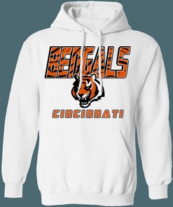 Cincinnati Bengals Retro NFL Hoodie Sweatshirt Sport Shirt