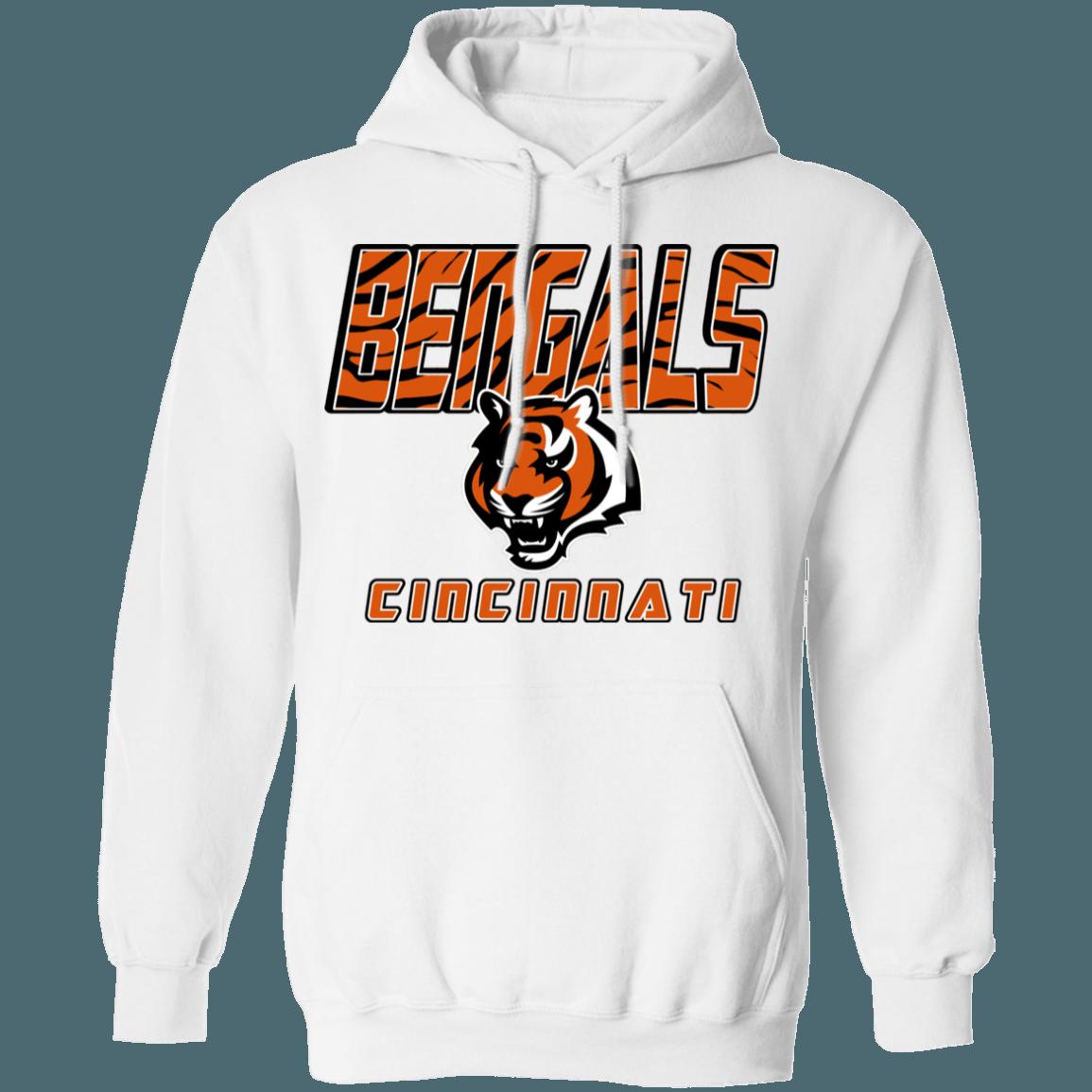 Cincinnati Bengals Retro NFL Hoodie Sweatshirt Sport Shirt