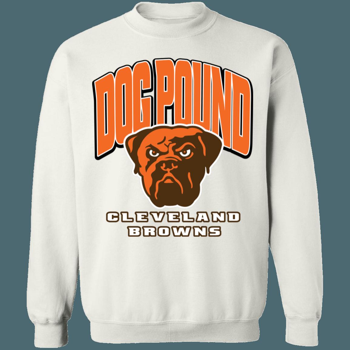 Cleveland Browns DOG POUND Vintage NFL American Football Lover Sweatshirt Hoodie - Image 4