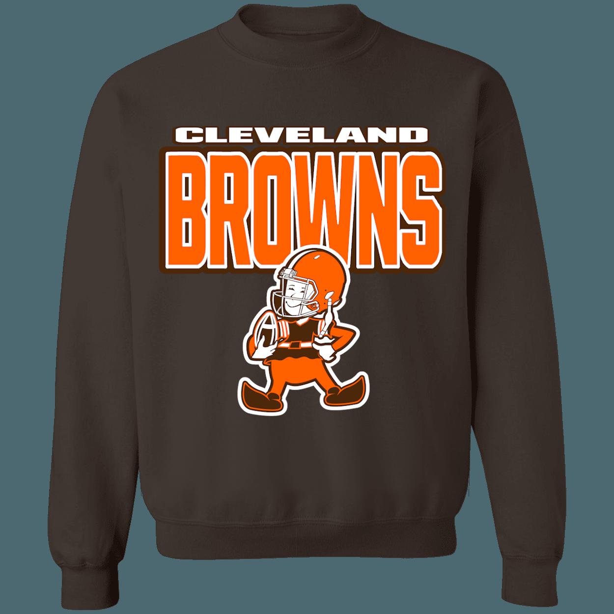 Cleveland Browns Retro NFL American Football Lover Sweatshirt Hoodie - Image 2