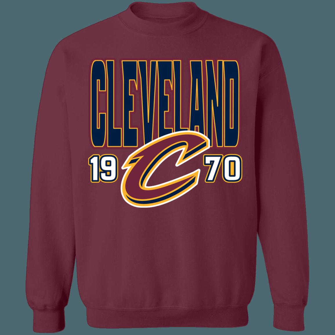 Cleveland Cavaliers Vintage NBA Crewneck Sweatshirt Hoodie Shirt for NBA Fans