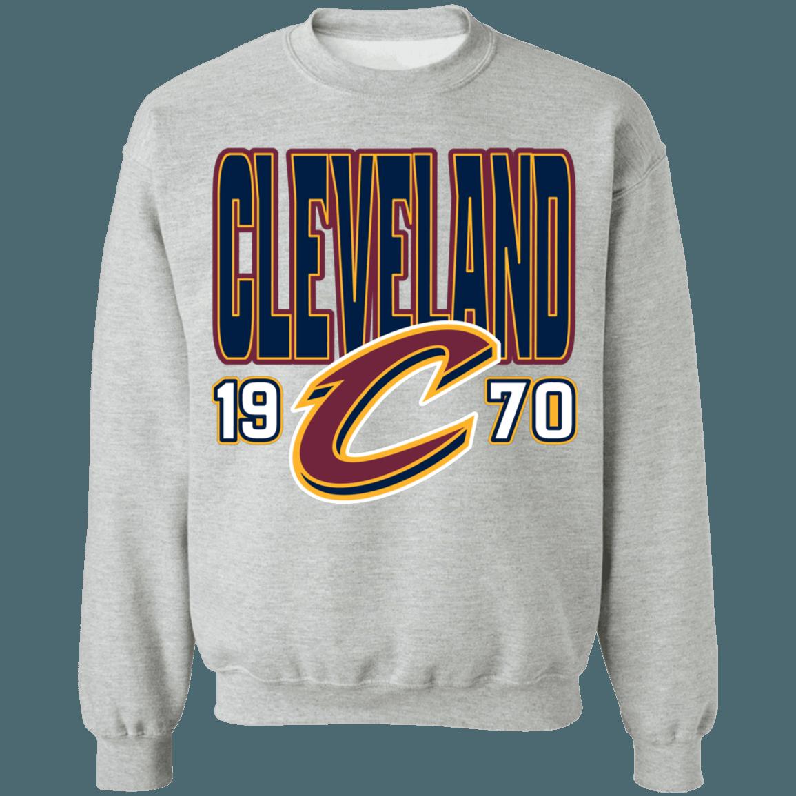 Cleveland Cavaliers Vintage NBA Crewneck Sweatshirt Hoodie Shirt for NBA Fans - Image 3