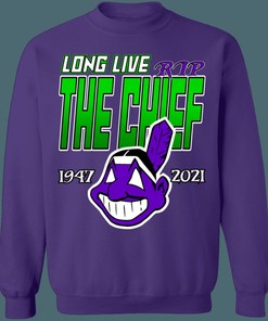 Cleveland Chief Wahoo HALLOWEEN Retro MLB Crewneck Sweatshirt Hoodie Shirt for Baseball Fans