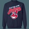 Cleveland Guardians Chief Wahoo Vintage MLB Crewneck Sweatshirt Hoodie Shirt Gifts for MLB Fans
