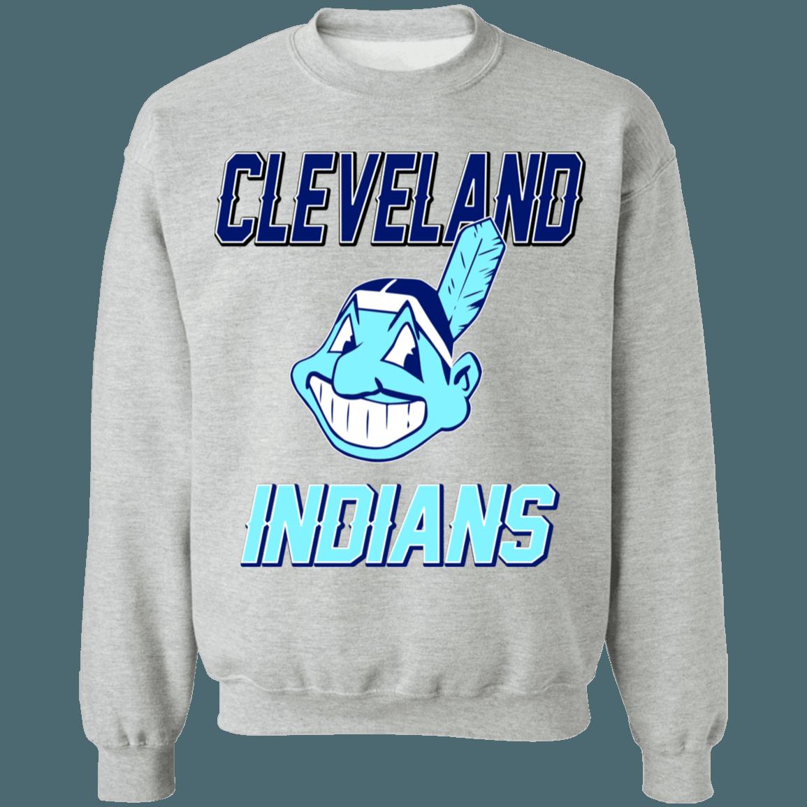 Cleveland Guardians Icy Wahoo Vintage MLB Crewneck Sweatshirt Hoodie Shirt for Baseball Fans