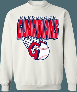 Cleveland Guardians Retro MLB Crewneck Sweatshirt Hoodie Shirt for Baseball Fans