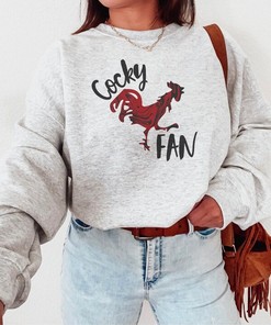 Cocky Fan Sweatshirt, University Of South Carolina Sweatshirt,  Usc Sweatshirt, Hoodie, Shirt
