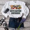 College Football Team Sweatshirt, Sec South Eastern Conference Mascots Shirt, Plus Size Tee