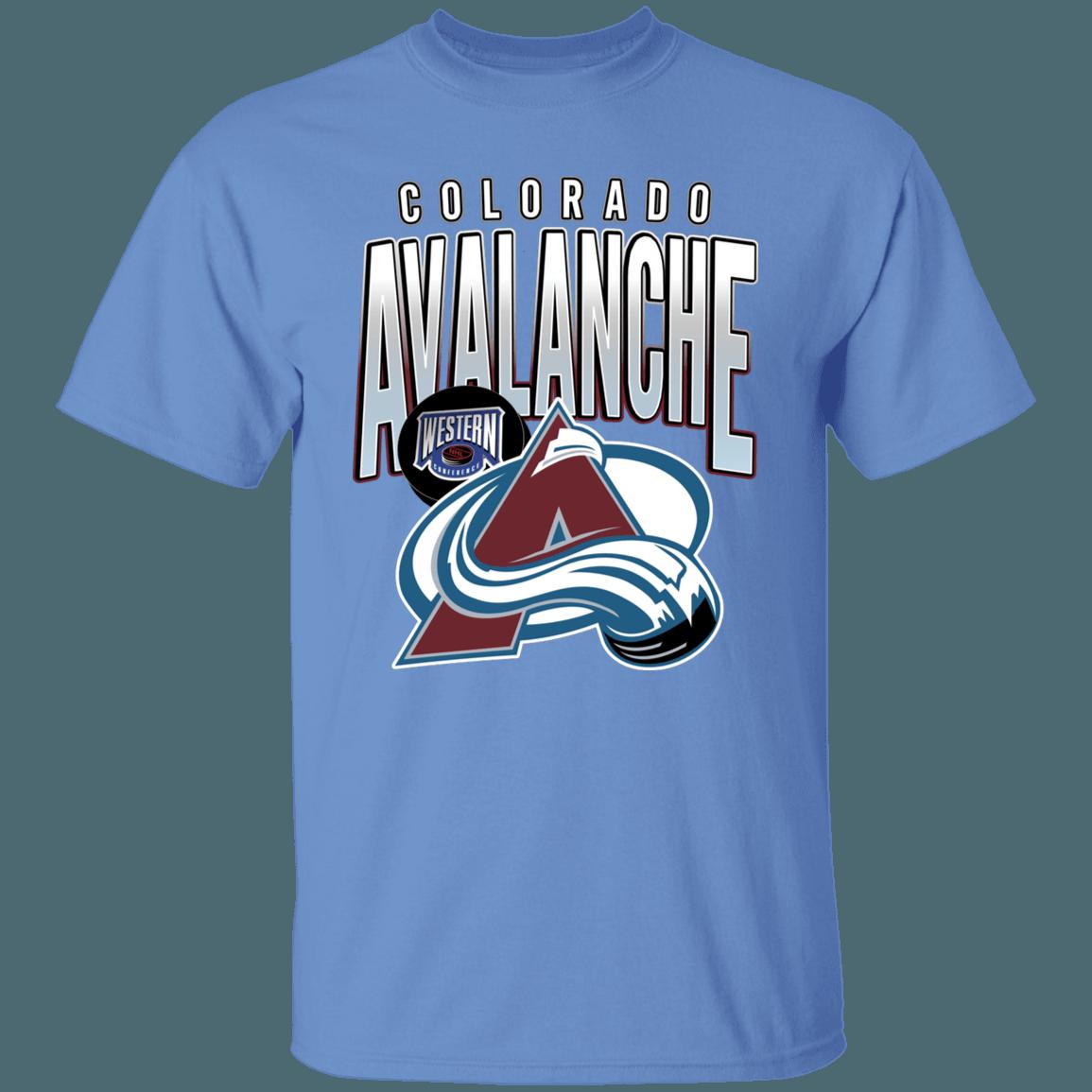 Colorado Avalanche 90's Retro NHL T-Shirt Sweatshirt Hoodie National Hockey League Shirt - Image 2