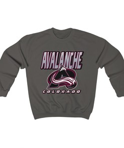 Colorado Avalanche BLACKOUT Retro NHL Sweatshirt Hoodie TShirt For Hockey Lovers