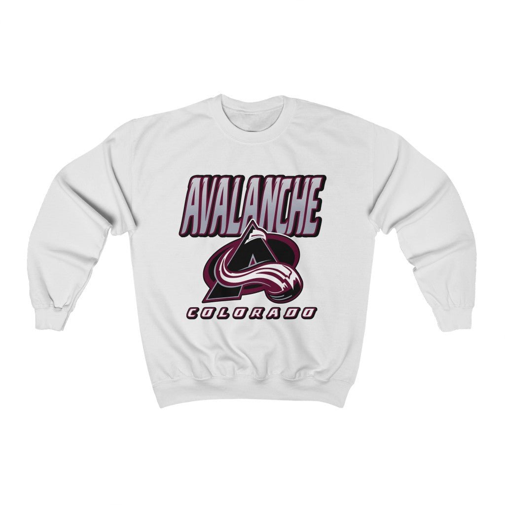 Colorado Avalanche BLACKOUT Retro NHL Sweatshirt Hoodie TShirt For Hockey Lovers - Image 2