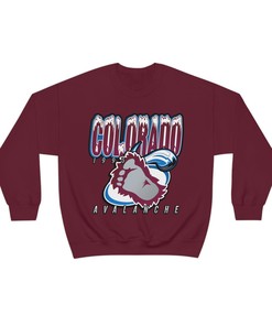 Colorado Avalanche Big Foot Retro 90's NHL Sweatshirt Hoodie TShirt For Hockey Lovers